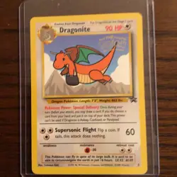 DRAGONITE Black Star Promo 5 1999 WB Pokemon The First Movie WOTC Vintage - Image 1