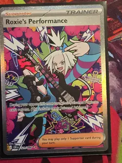 Pokemon TCG Roxie's Performance 121/086 : Chaos Rising Holo : SIR - Image 1