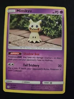 Mimikyu 97/236 Rare Cosmic Eclipse Pokemon - great condition - Image 1