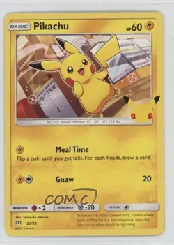 Pikachu Pokemon Sword & Shield McDonald's Collection #25 - Image 1