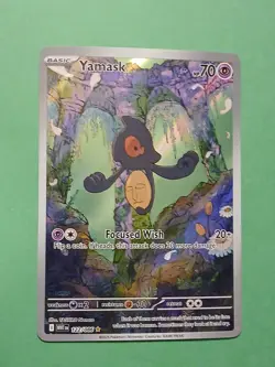 Pokemon Scarlet & Violet White Flare Yamask 122/086 Illustration Rare - Image 1