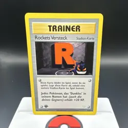 Pokemon TCG Rockets Versteck 63/64 Team Rocket Uncommon Regular German Unlimited - Image 1