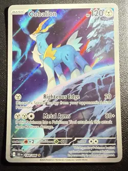 Cobalion Holo Illustration Black Bolt 144/086 English Edition Pokemon TCG - Image 1