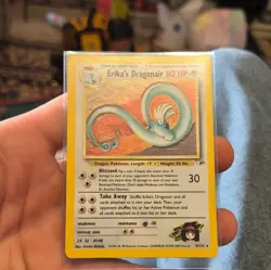 Pokemon Erika's Dragonair Holo Rare Holo Gym Heroes 4/132 HP 80 English 2000 - Image 1
