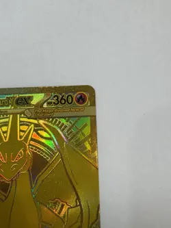 2026 Pokemon Ascended Heroes Gold Mega Charizard Y EX Mega Hyper Rare 294/217 - Image 3