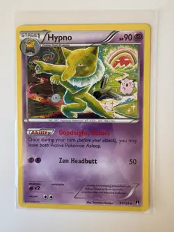Hypno 51/122 Rare XY - BREAKpoint Tomokazu Komiya LP Pokemon TCG 2016 - Image 2