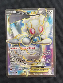 Pokemon TCG Magearna-EX Steam Siege 110/114 Holo Full Art - Image 1