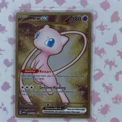 Pokemon Mew ex Metal Gold 205/165 SV Scarlet & Violet 151 Full Art Eng - Image 1