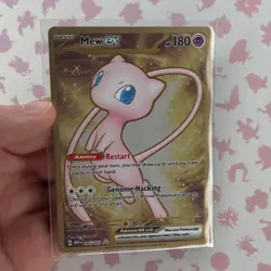 Pokemon Mew ex Metal Gold 205/165 SV Scarlet & Violet 151 Full Art Eng - Image 4