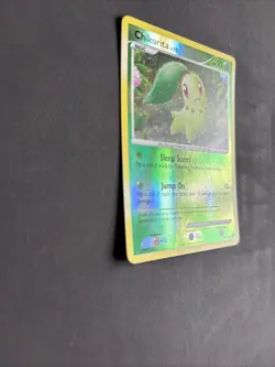 Pokemon TCG Chikorita Mysterious Treasures 77/123 Reverse Holo Common - LP/NM - Image 3