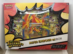 Pokemon Mega Emboar ex Box Mega Evolution Ascended Heroes Box - Image 1