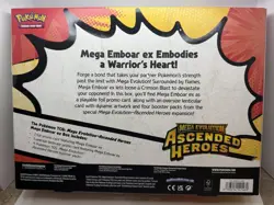 Pokemon Mega Emboar ex Box Mega Evolution Ascended Heroes Box - Image 2
