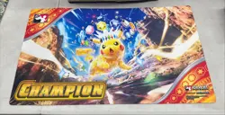 Play! Pokemon Tera Pikachu League Cup Champion Playmat TCG Play Mat - Image 1