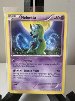 Meloetta 77/149 Boundaries Crossed Pokemon NM Rare 2012 Pokemon TCG - Image 1