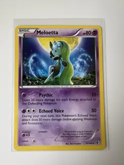 Meloetta 77/149 Boundaries Crossed Pokemon NM Rare 2012 Pokemon TCG - Image 2