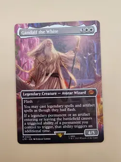 Gandalf the White ~~ Borderless (442) Universes Beyond: MTG NM - Image 2