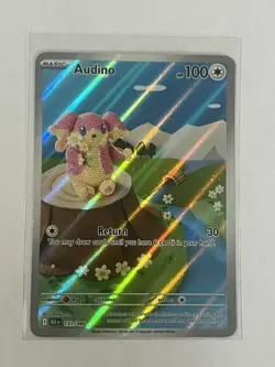 The Pokemon Company Audino 151/086 Sv: Black Bolt Illustration Rare Holo EN🔥 - Image 1