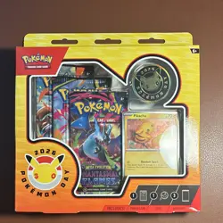 Pokemon TCG 2026 Pokemon Day Sealed Box 3 Packs 30th Anniversary - Image 1