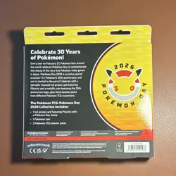 Pokemon TCG 2026 Pokemon Day Sealed Box 3 Packs 30th Anniversary - Image 2