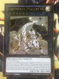 Yugioh: Constellar Ptolemy M7 - PGL3-EN071 - Gold Rare - 1st Edition - NM - Image 1