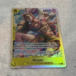Bandai One Piece CCG Wyper OP15-114 Foil Character Card 6000 Power EN - Image 1