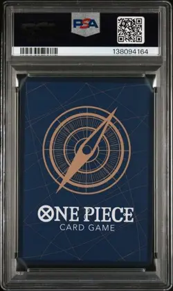 2023 One Piece OP03 EN Monkey D. Luffy #012 Wanted Alternate Art PSA 10 (164 - Image 2
