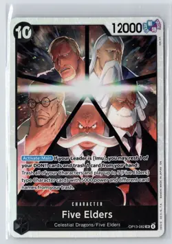 Five Elders #OP13-082 Carrying On His Will Foil One Piece - Image 1