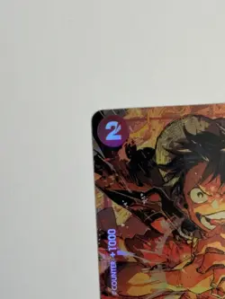 One Piece Monkey.D.Luffy #OP01-024 AA SR Alt Art Super Rare Romance Dawn - TCCCX - Image 2