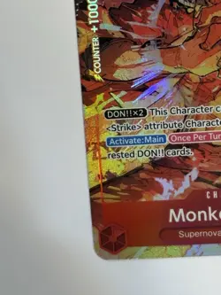 One Piece Monkey.D.Luffy #OP01-024 AA SR Alt Art Super Rare Romance Dawn - TCCCX - Image 4