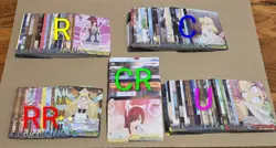 Weiss Schwarz Fairy Tail 100 Year ENGLISH Playset 4x RR, R, CR, U, C - US SELLER - Image 1