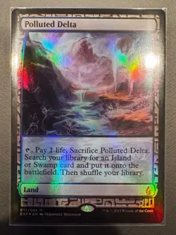 MTG Zendikar Expeditions - Polluted Delta NM Foil - Image 1