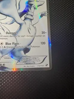 Reshiram 113/114 Full Art Ultra Rare Pokemon Black And White NM English - Image 4