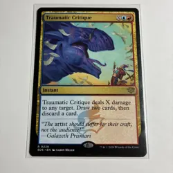 Traumatic Critique | Secrets of Strixhaven | NM | MTG - Image 1