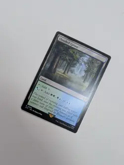 MTG - Flooded Grove - Commander: Lord of The Rings NM/M Condition - Image 2