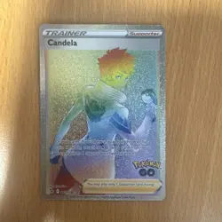 Pokemon Card TCG - Candela 083/078 - Pokemon GO - Rainbow Secret Rare - NM - Image 1