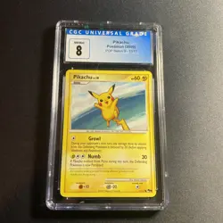 2009 Pokemon Pikachu Promo POP SERIES 9 15/17 CGC 8 NM/Mint - Image 1