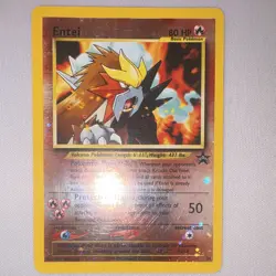 Pokemon TCG Entei 34/53 Wotc Promo Reverse Holo Basic 80HP EN 2001 - Image 2