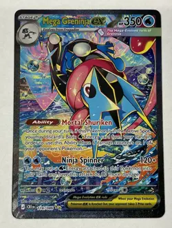 Mega Greninja ex 116/086 SIR Special Illustration Rare Chaos Rising Pokemon - Image 1