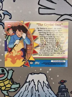 The Crystal Onix #OR4 Pokemon 2000 Topps TV Episode - Orange Islands - Image 2