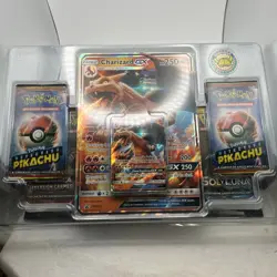 Pokemon Detective Pikachu Charizard GX Special Case File Factory RARE SPANISH - Image 2