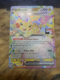 Pokemon Pikachu EX 057/191 - TCG Prize Pack Series 7 Play Stamped - Image 1