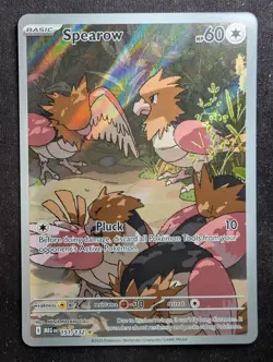 Spearow - 151/132 - Illustration Rare - Mega Evolution Base (Pokemon) - Image 1