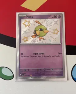 Pokemon TCG Baby Shiny Natu 151/091 Paldean Fates Near Mint - Image 1