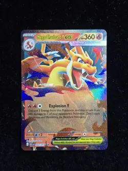 Mega Charizard Y ex 022/217 Double Rare ME: Ascended Heroes Pokemon TCG NM - Image 1