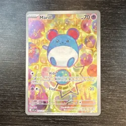 Nintendo Pokemon Marill SV Journey Together Illustration Rare Holo 232/217 EN - Image 1