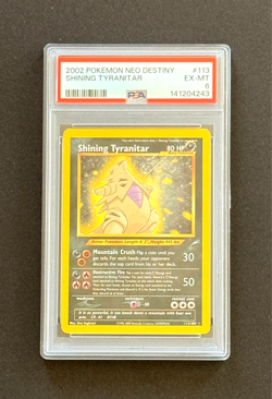 2002 Pokemon Neo Destiny #113 Shining Tyranitar Holo PSA 6 Fresh Grade - Image 2