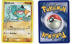 Marshtomp Stamped Reverse Holo Pokemon TCG Crystal Guardians 38/100 LP - Image 3
