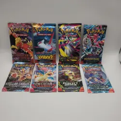 Pokemon Booster Packs - Mixed New/Sealed Lot of 8- U Get What is Pictured - Image 1