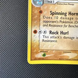 2005 Pokemon EX Deoxys 30/107 Donphan Reverse Holo LP Rare Vintage Card STAMPED - Image 5