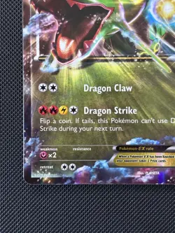 Pokemon TCG Rayquaza EX XY73 Ultra Rare Holo Black Star Promo NM - Image 5